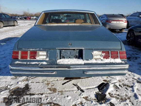 1980 Chevrolet Monte Carlo с VIN 1Z37JAK426238, выставлен на аукционе Copart как лот 81358484 с пробегом 55 341 миль миль и Списание • Salvage title. История ставок и продаж доступна на DreamBid. Изображение 6.