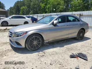 2020 Mercedes-Benz C 300 with VIN 55SWF8DB6LU323203, listed as a Copart auction lot 58507225 with 56,897 mi miles and Salvage title. Bid and sale history available at DreamBid. Image 1.