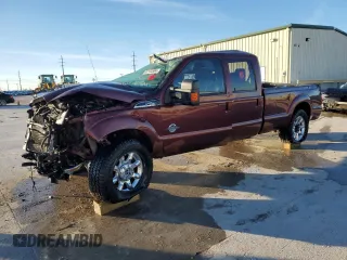 2015 Ford Super Duty F-250 SRW Lariat with VIN 1FT7W2BT8FED52612, listed as a Copart auction lot 87132984 with 77,560 mi miles and Non Repairable. Bid and sale history available at carsss.com. Image 1.