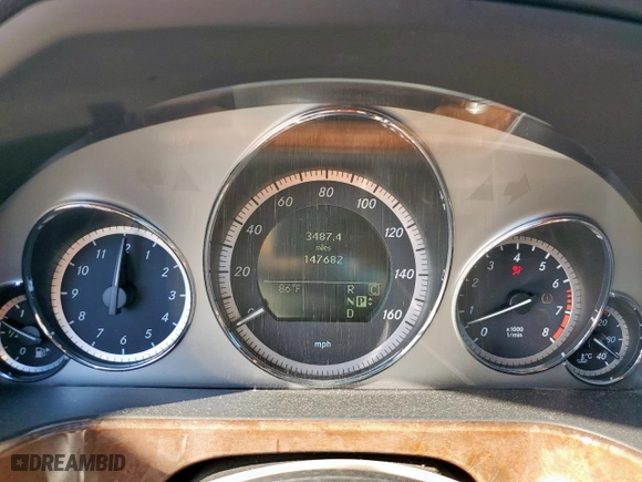 2010 Mercedes-Benz E-Class E 350 Luxury with VIN WDDHF5GB9AA050550, listed as a Copart auction lot 50356795 with 147,682 mi miles and Salvage Title. Bid and sale history available at carsss.com. Image 9.