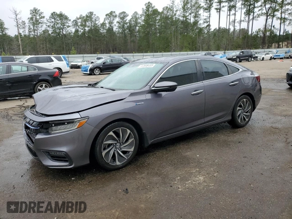 2020 Honda Insight Touring with VIN 19XZE4F92LE009994, listed as a Copart auction lot 44508455 with Not Provided miles and Salvage Title. Bid and sale history available at carsss.com. Image 1.