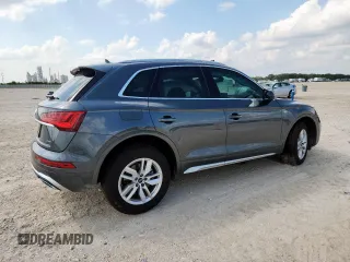 2024 Audi Q5 S line Premium with VIN WA1GAAFY6R2030890, listed as a Copart auction lot 59432555 with 33,671 mi miles and Salvage title. Bid and sale history available at DreamBid. Image 3.