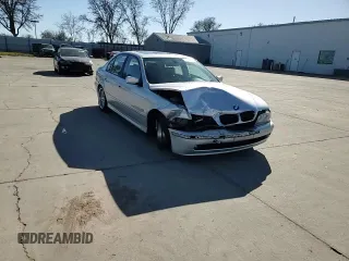 2002 BMW 5 Series 530iA with VIN WBADT63422CH97797, listed as a Copart auction lot 47235655 with 133,286 mi miles and Salvage Title. Bid and sale history available at carsss.com. Image 10.