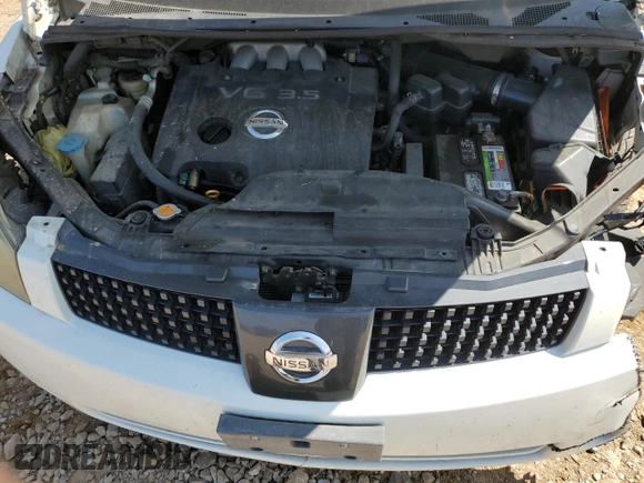 2006 Nissan Quest SL z VIN 5N1BV28U26N124033, wystawiony jako Copart lot #55348325 z przebiegiem 246 409 mil mil oraz Szkoda całkowita • Salvage title. Historia ofert i sprzedaży dostępna na DreamBid. Obrazek 12.