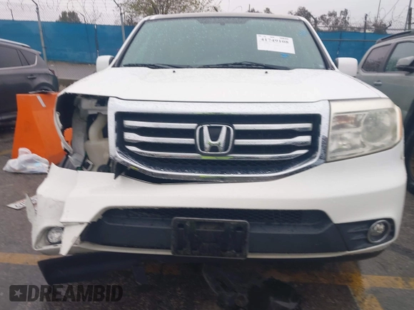 2013 Honda Pilot EX-L with VIN 5FNYF3H7XDB008683, listed as a IAAI auction lot 41749108 with 88,542 mi miles and . Bid and sale history available at DreamBid. Image 13.