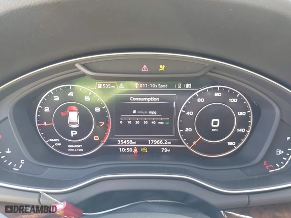 2018 Audi Q5 Premium Plus with VIN WA1BNAFYXJ2146855, listed as a IAAI auction lot 40171757 with 35,458 mi miles. Bid and sale history available at carsss.com. Image 7.