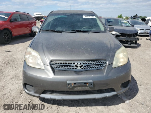 2006 Toyota Matrix STD with VIN 2T1KR32E26C614569, listed as a Copart auction lot 51956505 with 66,548 mi miles and Salvage Title. Bid and sale history available at DreamBid. Image 5.