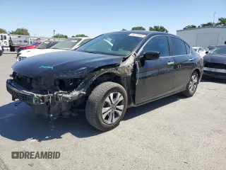 2014 Honda Accord LX z VIN 1HGCR2F38EA064564, wystawiony jako Copart lot #55728405 z przebiegiem 162 084 mil mil oraz Szkoda całkowita • Salvage title. Historia ofert i sprzedaży dostępna na DreamBid. Obrazek 1.