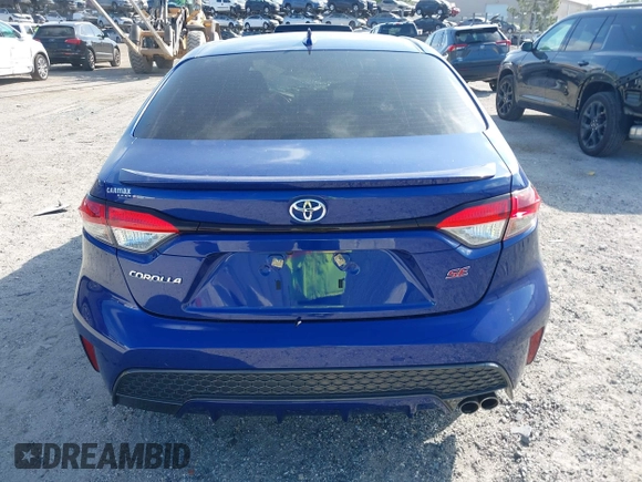 2021 Toyota Corolla SE with VIN JTDS4MCE2MJ058591, listed as a IAAI auction lot 41939583 with 81,866 mi miles. Bid and sale history available at carsss.com. Image 17.