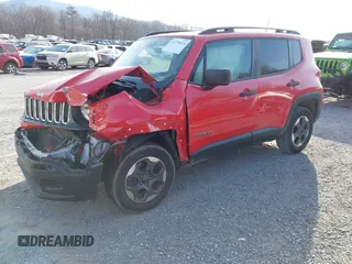 2018 Jeep Renegade Sport z VIN ZACCJBAB4JPJ63846, wystawiony jako IAAI lot #41779614 z przebiegiem 66 725 mil mil oraz . Historia ofert i sprzedaży dostępna na DreamBid. Obrazek 2.