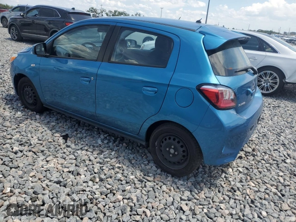 2022 Mitsubishi Mirage ES with VIN ML32AUHJ6NH001093, listed as a Copart auction lot 60275145 with 51,061 mi miles and Salvage title. Bid and sale history available at DreamBid. Image 2.
