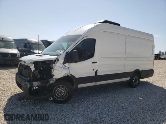 2021 Ford Transit Cargo with VIN 1FTBW3X85MKA89109, listed as a Copart auction lot 56777475 with Not provided miles and Salvage title. Bid and sale history available at DreamBid. Image 1.