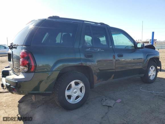 2002 Chevrolet TrailBlazer LS with VIN 1GNDT13S722508458, listed as a Copart auction lot 51221705 with 155,818 mi miles and Salvage Title. Bid and sale history available at carsss.com. Image 3.