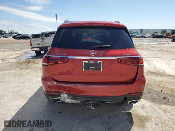 2022 Mercedes-Benz GLS with VIN 4JGFF5KE8NA648777, listed as a Copart auction lot 49036943 with 17,416 mi miles. Bid and sale history available at carsss.com. Image 6.