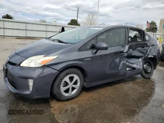 2013 Toyota Prius One with VIN JTDKN3DU9D1644847, listed as a Copart auction lot 52361185 with 129,297 mi miles and Salvage Title. Bid and sale history available at carsss.com. Image 1.