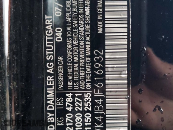 2018 Mercedes-Benz C 300 with VIN WDDWK4JB4JF616932, listed as a Copart auction lot 82574154 with 87,768 mi miles and Salvage Title. Bid and sale history available at DreamBid. Image 14.