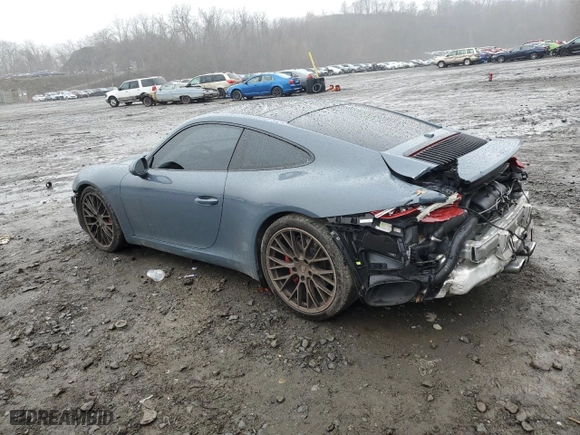 2017 Porsche 911 Carrera S with VIN WP0AB2A90HS124843, listed as a Copart auction lot 81845223 with 39,935 mi miles. Bid and sale history available at carsss.com. Image 2.