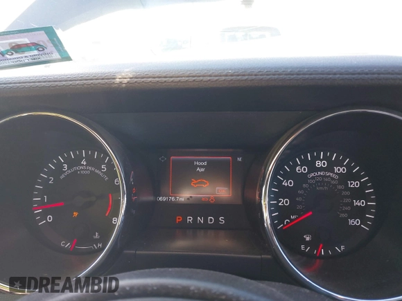 2017 Ford Mustang V6 with VIN 1FA6P8AM8H5224319, listed as a IAAI auction lot 40879732 with 69,176 mi miles and . Bid and sale history available at carsss.com. Image 7.
