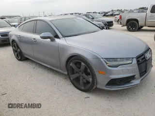 2018 Audi S7 Prestige with VIN WAU2FAFC8JN085332, listed as a Copart auction lot 55095334 with 58,394 mi miles and Salvage Title. Bid and sale history available at carsss.com. Image 4.