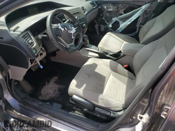 2014 Honda Civic Sedan LX with VIN 19XFB2F53EE077334, listed as a Copart auction lot 50168505 with 240,017 mi miles and Salvage Title. Bid and sale history available at carsss.com. Image 7.