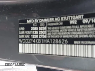 2017 Mercedes-Benz E 300 Luxury with VIN WDDZF4KB1HA128626, listed as a IAAI auction lot 42063402 with 77,909 mi miles and . Bid and sale history available at DreamBid. Image 9.