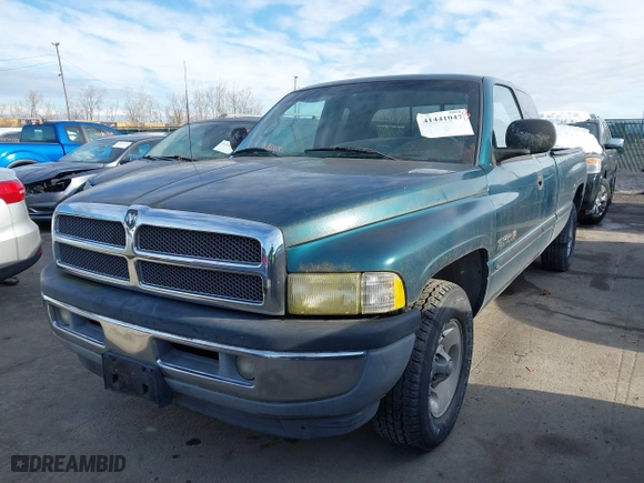 1998 Dodge Ram 1500 with VIN 1B7HC13Z5WJ102813, listed as a IAAI auction lot 41441047 with 66,031 mi miles. Bid and sale history available at carsss.com. Image 2.