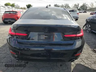 2020 BMW 3 Series 330i with VIN 3MW5R1J08L8B32611, listed as a Copart auction lot 50619825 with 22,277 mi miles and Salvage Title. Bid and sale history available at carsss.com. Image 6.