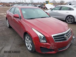 2014 Cadillac ATS Standard AWD with VIN 1G6AG5RX9E0173927, listed as a IAAI auction lot 41191168 with 72,459 mi miles and . Bid and sale history available at carsss.com. Image 1.