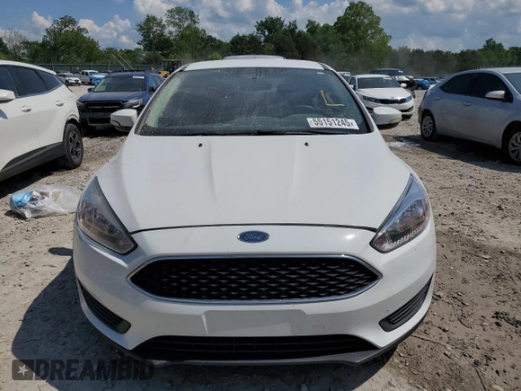 2017 Ford Focus SE with VIN 1FADP3F21HL255540, listed as a Copart auction lot 55151245 with 112,161 mi miles and Salvage Title. Bid and sale history available at DreamBid. Image 5.