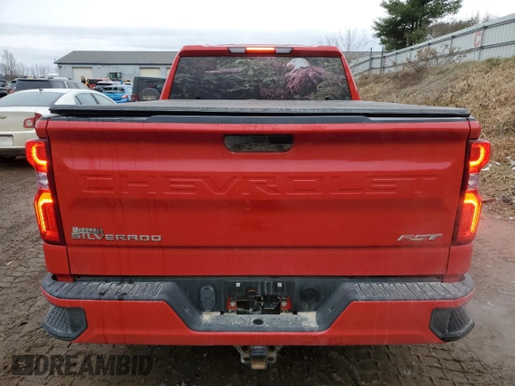 2019 Chevrolet Silverado 1500 RST with VIN 1GCRYEEK2KZ285600, listed as a Copart auction lot 83615634 with 37,625 mi miles and Clean Title. Bid and sale history available at DreamBid. Image 6.