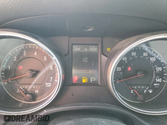 2012 Jeep Grand Cherokee Laredo with VIN 1C4RJEAG7CC281701, listed as a Copart auction lot 47366415 with 193,477 mi miles and Salvage Title. Bid and sale history available at carsss.com. Image 9.