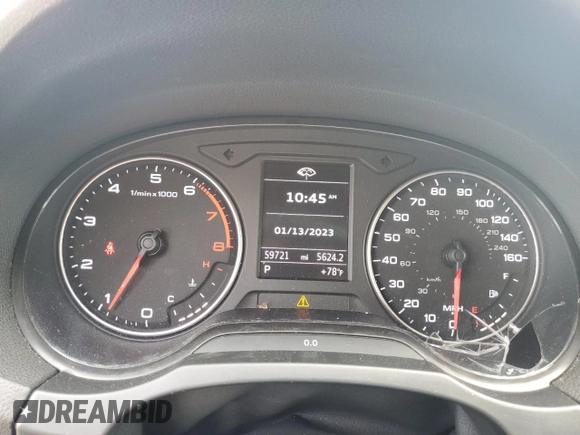 2015 Audi A3 1.8T Premium Plus with VIN WAUCCGFF0F1107753, listed as a Copart auction lot 37010993 with 59,721 mi miles. Bid and sale history available at carsss.com. Image 9.