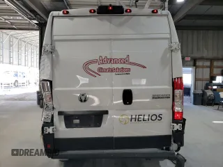 2023 Ram ProMaster Cargo with VIN 3C6MRVHG7PE510280, listed as a Copart auction lot 76764844 with 81,689 mi miles and Salvage Title. Bid and sale history available at carsss.com. Image 10.