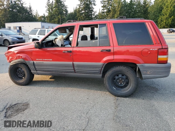 1996 Jeep Grand Cherokee z VIN 1J4EZ58Y5TC142263, wystawiony jako Copart lot #70532894 z przebiegiem Nie podano mil oraz Szkoda całkowita • Salvage title. Historia ofert i sprzedaży dostępna na DreamBid. Obrazek 2.