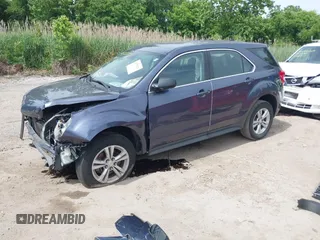 2013 Chevrolet Equinox LS z VIN 2GNFLCEK9D6174845, wystawiony jako IAAI lot #42335374 z przebiegiem 214 739 mil mil oraz . Historia ofert i sprzedaży dostępna na DreamBid. Obrazek 2.