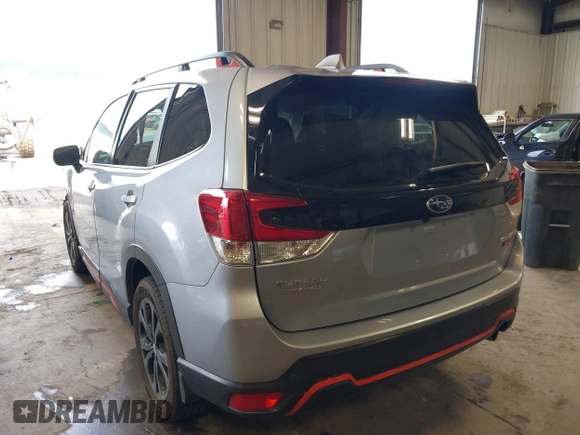 2019 Subaru Forester Sport with VIN JF2SKAPC6KH591322, listed as a IAAI auction lot 41981902 with 47,643 mi miles. Bid and sale history available at carsss.com. Image 3.