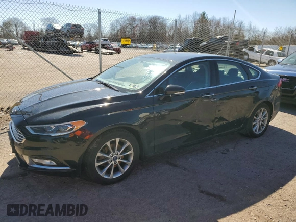2017 Ford Fusion SE with VIN 3FA6P0HD8HR153501, listed as a Copart auction lot 49233685 with 99,872 mi miles and Salvage Title. Bid and sale history available at carsss.com. Image 1.