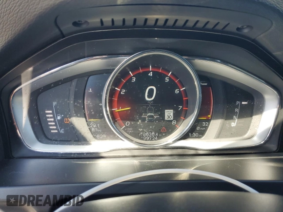 2017 Volvo V60 Premier with VIN YV140MEK9H1368695, listed as a Copart auction lot 69921384 with 99,724 mi miles and Salvage Title. Bid and sale history available at carsss.com. Image 9.