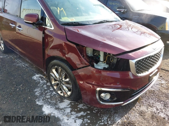 2015 Kia Sedona SX-L with VIN KNDME5C16F6029982, listed as a IAAI auction lot 41699862 with 99,070 mi miles and . Bid and sale history available at DreamBid. Image 6.