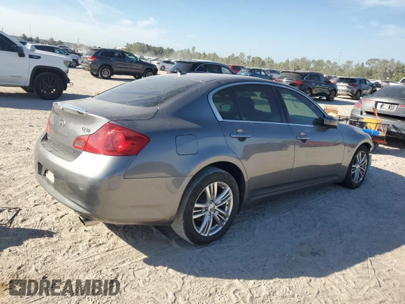 2015 Infiniti Q40 with VIN JN1CV6AP1FM500430, listed as a Copart auction lot 75240454 with 75,222 mi miles and Salvage Title. Bid and sale history available at carsss.com. Image 3.