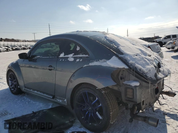 2012 Volkswagen Beetle 2.0T Turbo w/Sun/Snd/Nav PZEV with VIN 3VWVA7AT1CM609293, listed as a Copart auction lot 43752095 with 92,048 mi miles and Salvage Title. Bid and sale history available at carsss.com. Image 2.