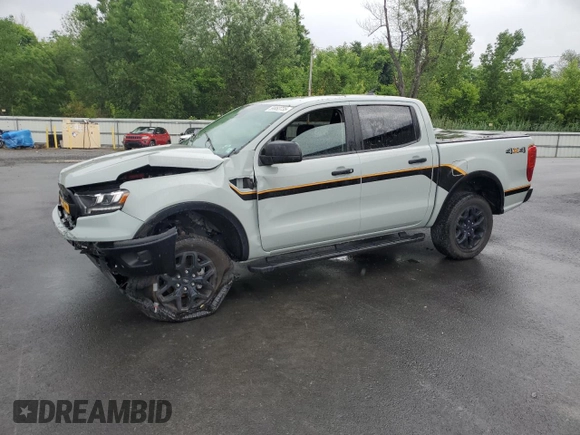 2023 Ford Ranger XL with VIN 1FTER4FH7PLE03501, listed as a Copart auction lot 59953735 with 16,161 mi miles and Salvage title. Bid and sale history available at DreamBid. Image 1.