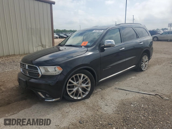 2015 Dodge Durango Citadel с VIN 1C4RDHEG4FC809816, выставлен на аукционе Copart как лот 55075925 с пробегом 208 356 миль миль и Списание • Salvage title. История ставок и продаж доступна на DreamBid. Изображение 1.