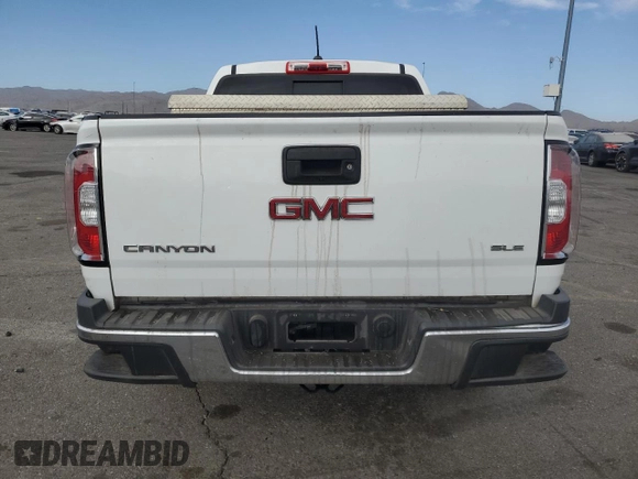 2016 GMC Canyon 2WD SLE with VIN 1GTG5CE35G1375259, listed as a Copart auction lot 43643035 with 209,700 mi miles and Salvage Title. Bid and sale history available at carsss.com. Image 6.