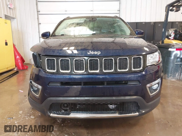 2021 Jeep Compass Limited with VIN 3C4NJDCB7MT561621, listed as a IAAI auction lot 41640659 with 59,479 mi miles and . Bid and sale history available at carsss.com. Image 12.
