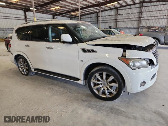 2014 Infiniti QX80 с VIN JN8AZ2ND8E9750836, выставлен на аукционе Copart как лот 62141075 с пробегом 182 317 миль миль и Чистый • Clean title. История ставок и продаж доступна на DreamBid. Изображение 4.