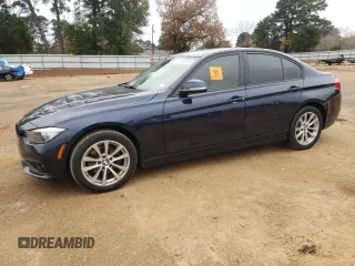 2017 BMW 3 Series 320i with VIN WBA8E1G30HNU16216, listed as a Copart auction lot 84441974 with 0 mi miles and Salvage Title. Bid and sale history available at carsss.com. Image 1.