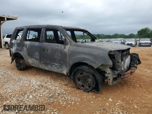 2014 Honda Pilot LX with VIN 5FNYF3H27EB010848, listed as a Copart auction lot 54409935 with Not provided miles and Non repairable. Bid and sale history available at DreamBid. Image 4.