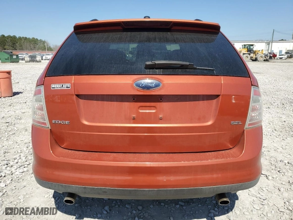 2007 Ford Edge SEL with VIN 2FMDK38C07BA78259, listed as a Copart auction lot 48955675 with 193,868 mi miles and Salvage Title. Bid and sale history available at carsss.com. Image 6.