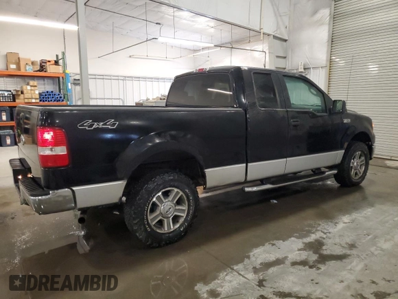 2007 Ford F-150 STX with VIN 1FTRX14W27FA72719, listed as a Copart auction lot 46789245 with 158,817 mi miles and Salvage Title. Bid and sale history available at carsss.com. Image 3.